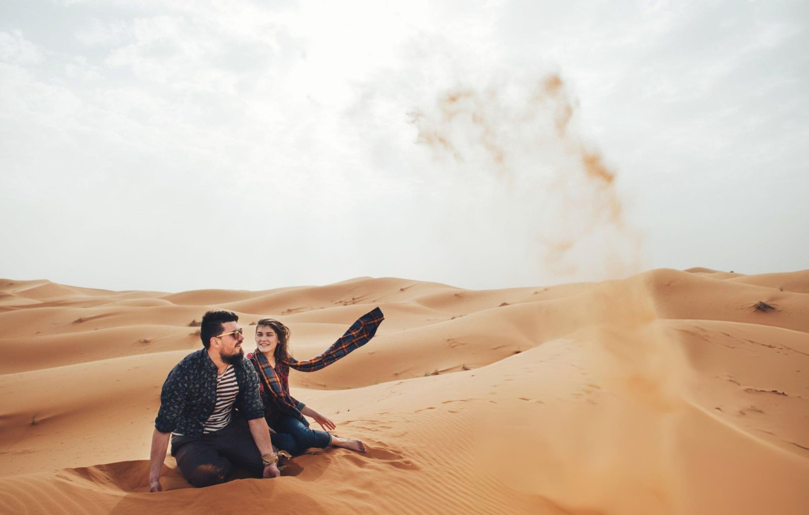 Sahara desert in Morocco near Merzouga