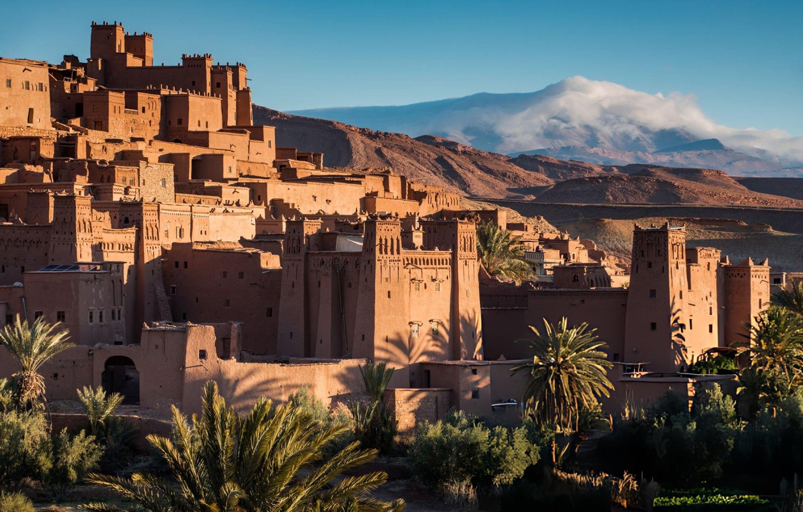 Ouarzazate and kasbah Morocco landscape